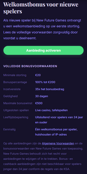 welkomstbonus new future games.png