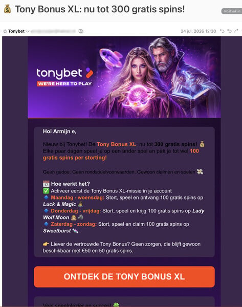 tonybet email