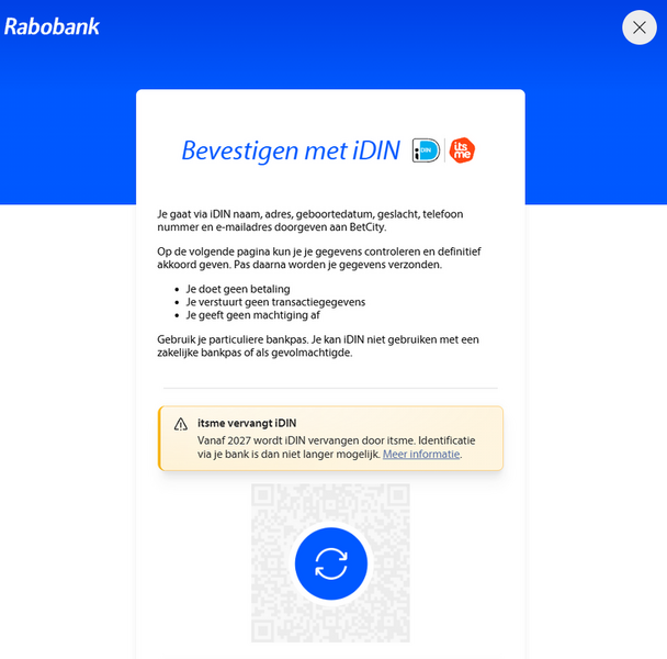 iDIN itsme rabobank